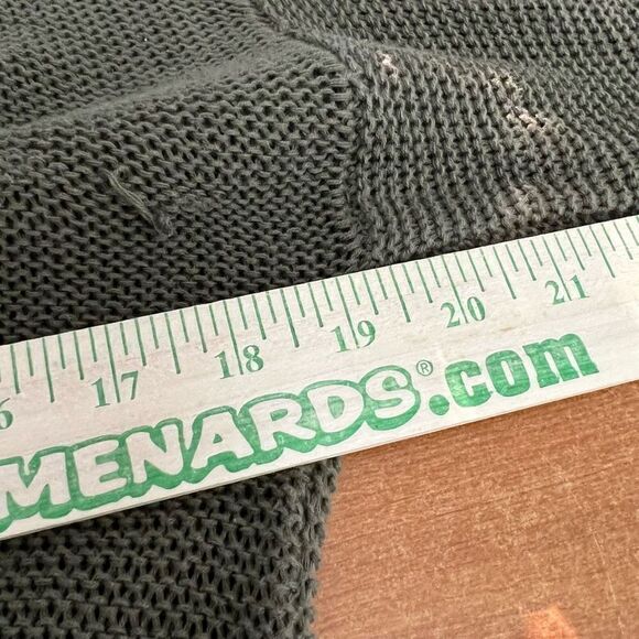 Latiste by Amy Womens Sweater Tunic Top Long Sleeve Cable Knit Army Green Small - Picture 6 of 7